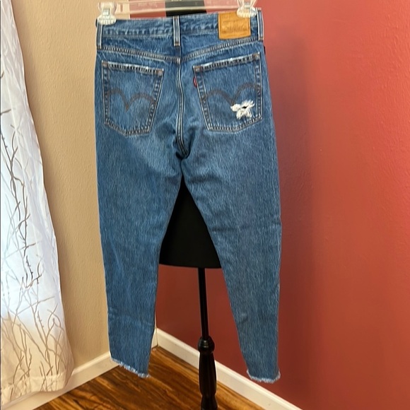 LEVI'S Wedgie Icon Fit High Waist Straight Leg Jeans Size 29 - Picture 3 of 12